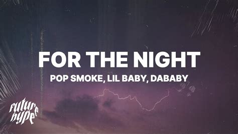 [LYRICS] For The Night Lyrics By Pop Smoke 